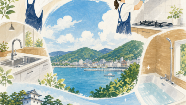 相生市・赤穂市のエアコンと水回り清掃依頼