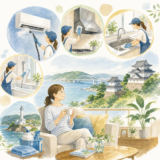 相生市・赤穂市のハウスクリーニング費用と在宅時間