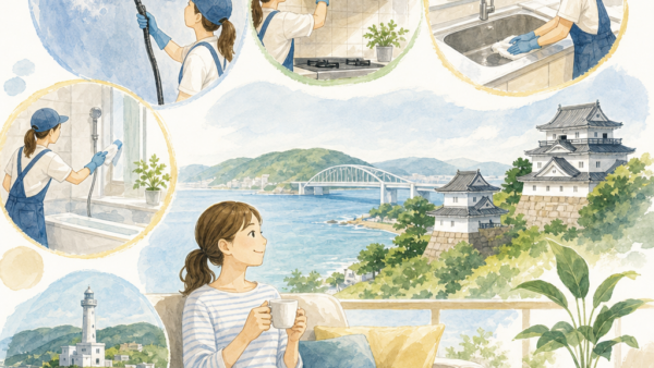 相生市・赤穂市のハウスクリーニング費用と在宅時間